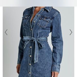 Showpo Denim Button-Up Dress